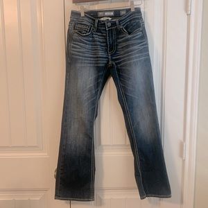 BKE Womens Denim Jeans Bootleg 27S